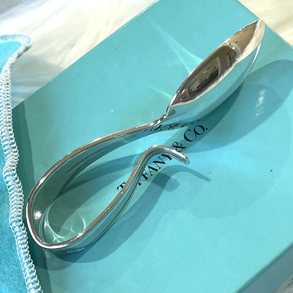 TIFFANY & Co BABY SPOON Mother Goose loop STERLING SILVER with box + pouch - Picture 10 of 15